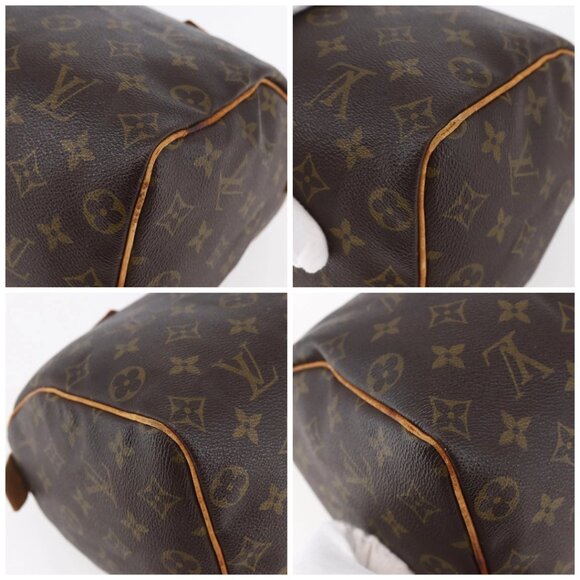 LOUIS VUITTON Monogram Speedy 25 Hand Bag M41528 LV Auth am9473 - Picture 14 of 16